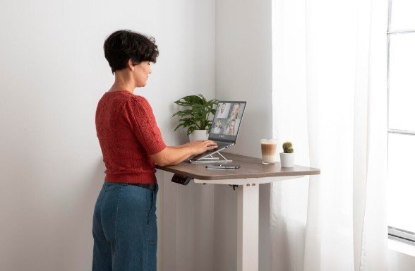 A Height-Adjustable Standing Desk
