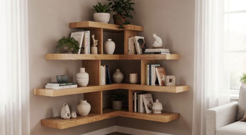 Corner Shelves Maximizing Every Inch